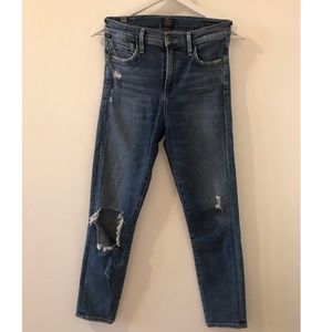 Citizens of Humanity Rocket Crop High Rise Skinny